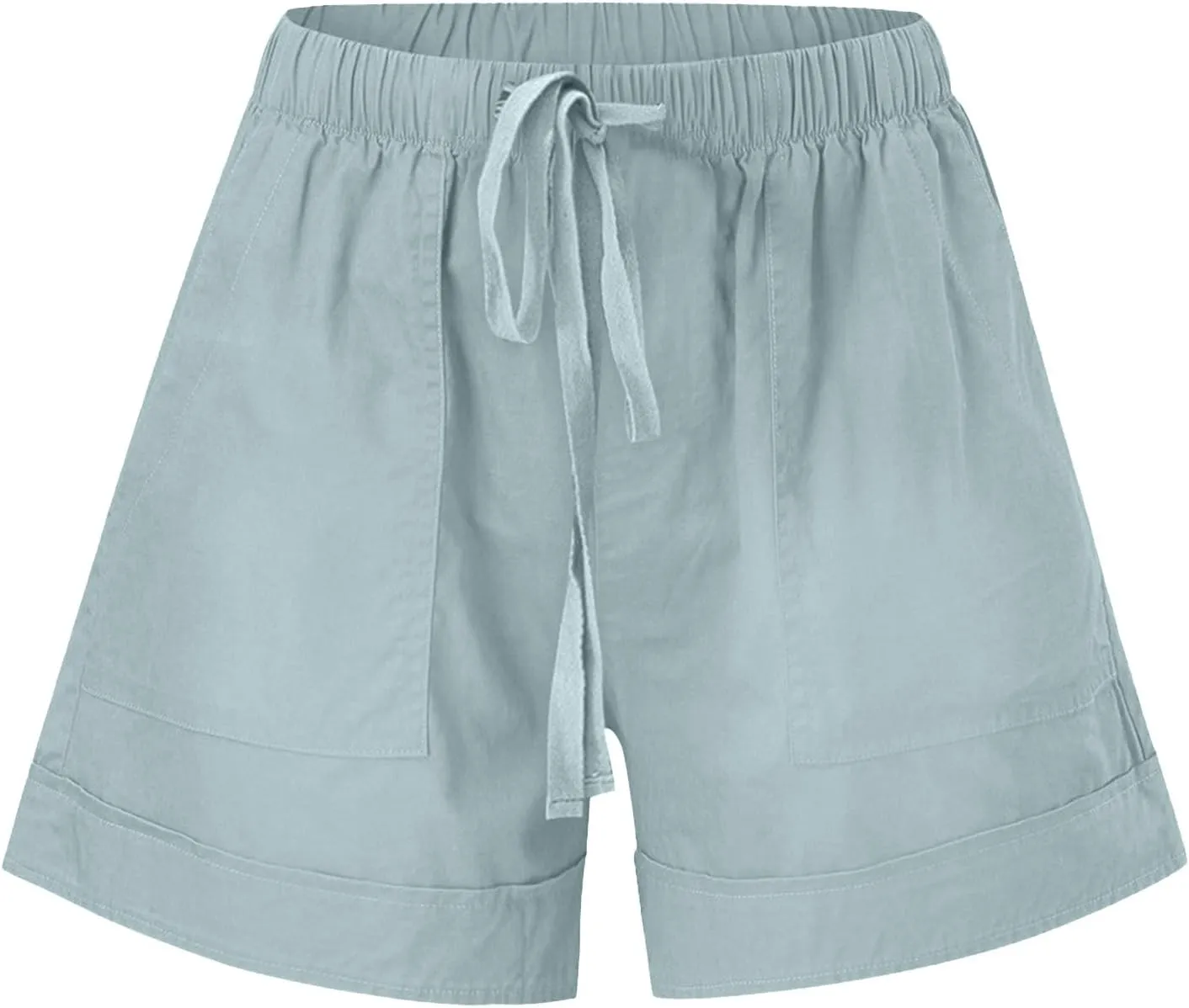 Lounge Shorts for Women Drawstring Summer Causal Shorts Elastic High Waisted Baggy Short Pants Beach Vacation Outfits