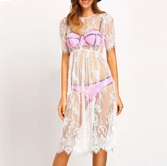 VenusFox Off shoulder lace Nightgown Sexy Lingerie