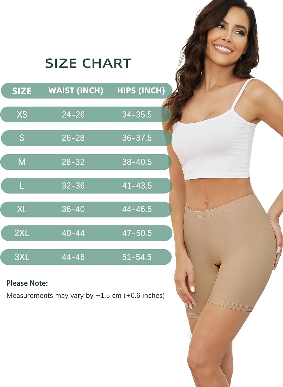 voenxe Women Cotton Boy Shorts Underwear,Lady Boxers Briefs,High Waist Anti Chafing BoyShort,Soft Long Leg Biker Panty,4 Pack
