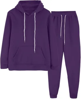 Womens 2 Piece Sweatsuits Sets Casual Fall Hoodies and Sweatpants Sets Oversized Workout Jogger Sets