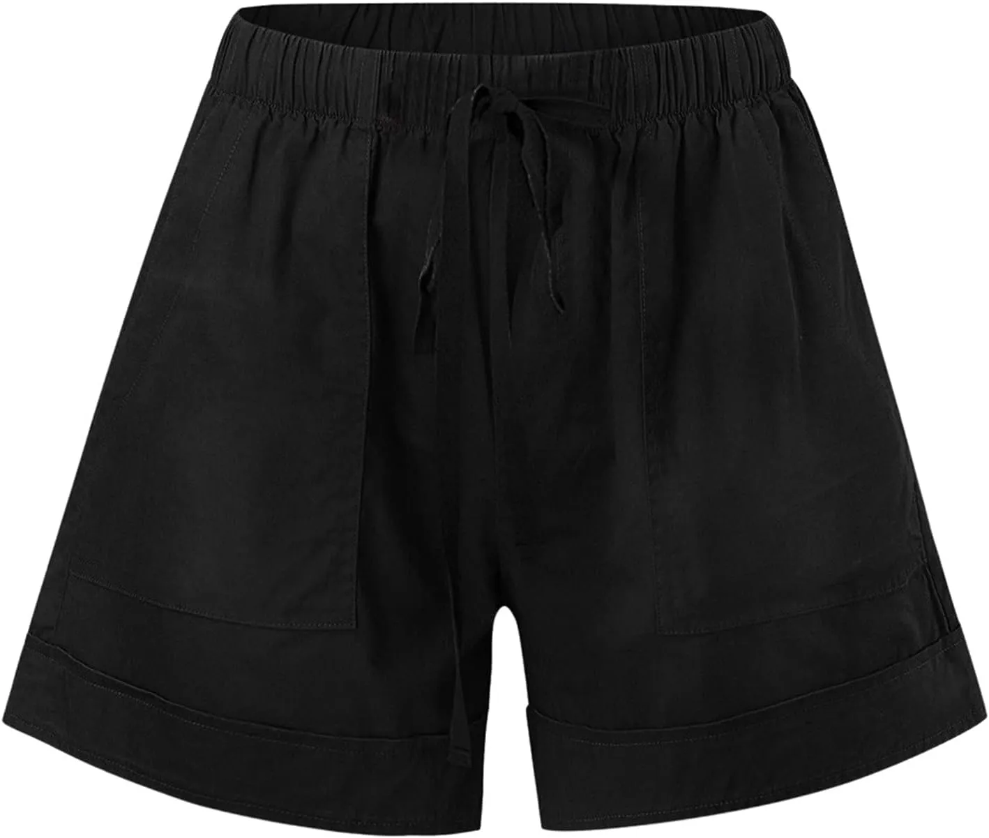 Women's Shorts Chino Bermuda Short Comfy Activewear Loose Pull-On Shorts Loungewear Cruise Outfits for Women 2025